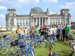 Berlin à vélo, à côté du Parlement